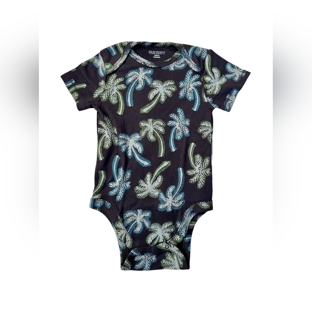 NEW Old Navy Palm TREE Onsie Sz 6-12M
